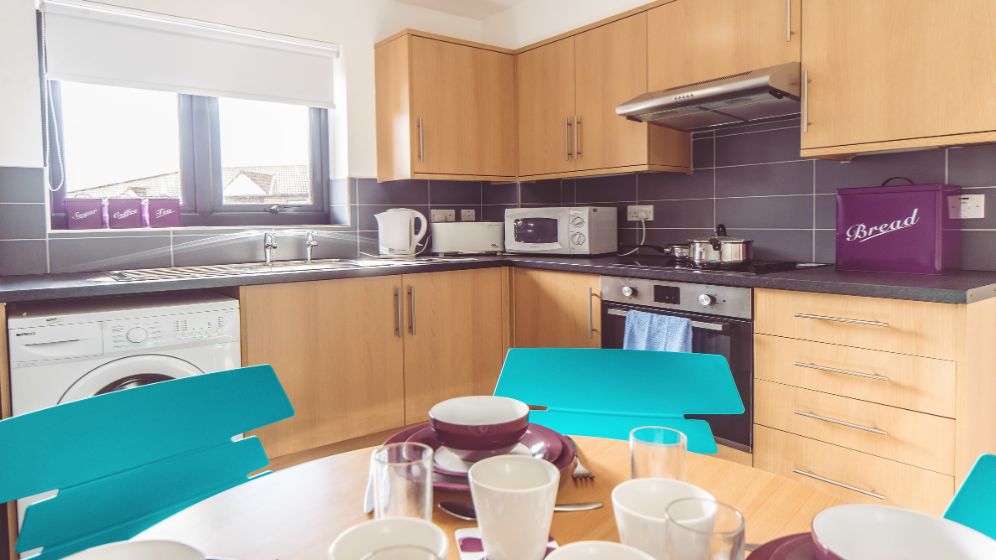 Bowsden Court family kitchen.